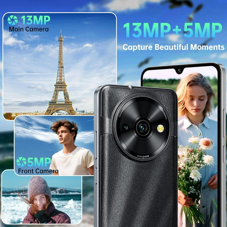 OUKITEL C59 Pro SE Unlocked Android Phones - 6.88”HD+ Display