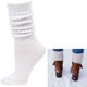 thumbnail image 1 of 3 pares de calcetines blancos holgados para mujer, de algodón, de felpa, de punto grueso, informales, tallas 9-11, 1 of 2