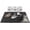 Black, variant on Cat Litter Box Mat: 47"x 36" Waterproof Kitty Cat Litter Trapping Mat, Easy-clean Double-layer Scatter Control Pad Rug (Black)