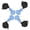 Sky-blue, variant on FUTUREORYY 4Pcs Swivel Caster Wheels for Cat Cage Transport with Stable and Comfortable Mobility for Home Use