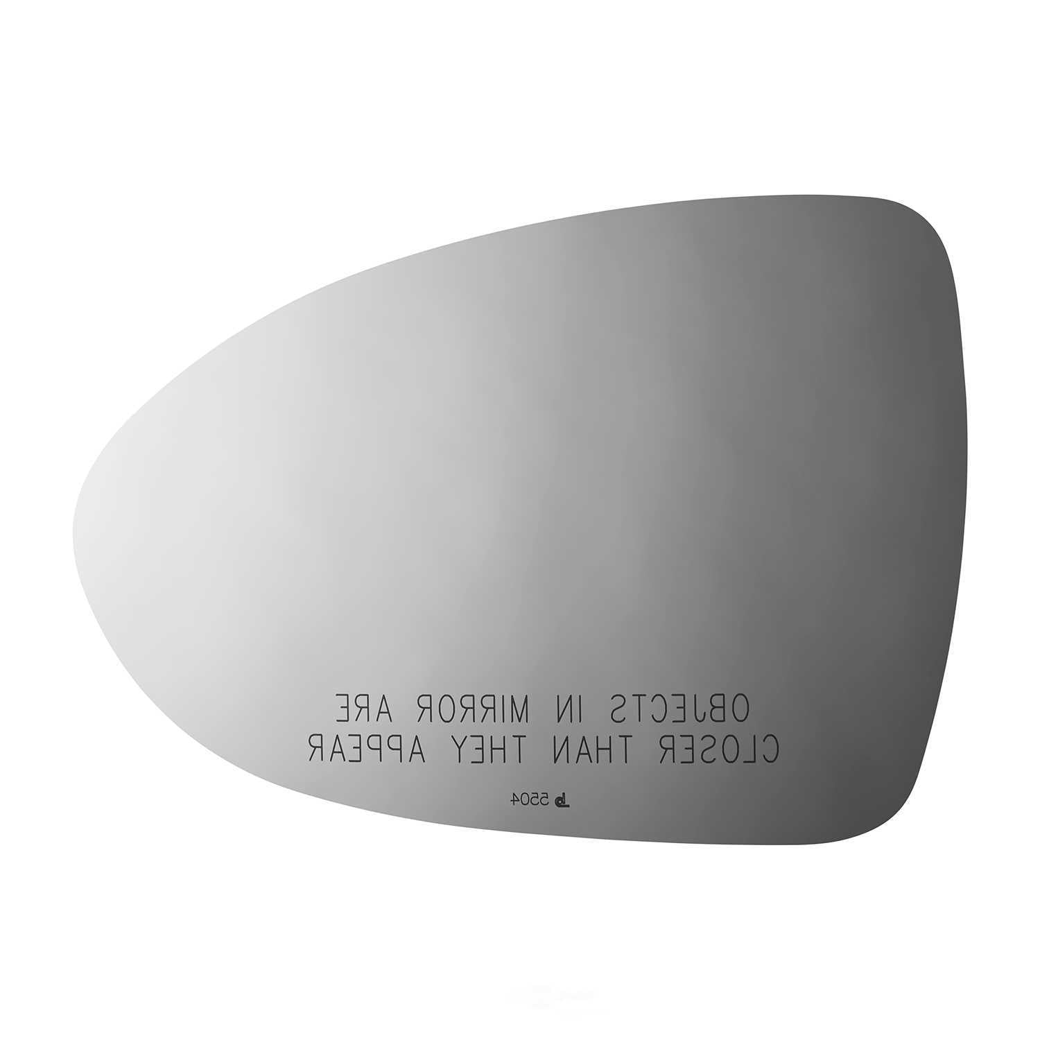 Burco Side View Mirror Replacement Glass - Clear Glass - 5504