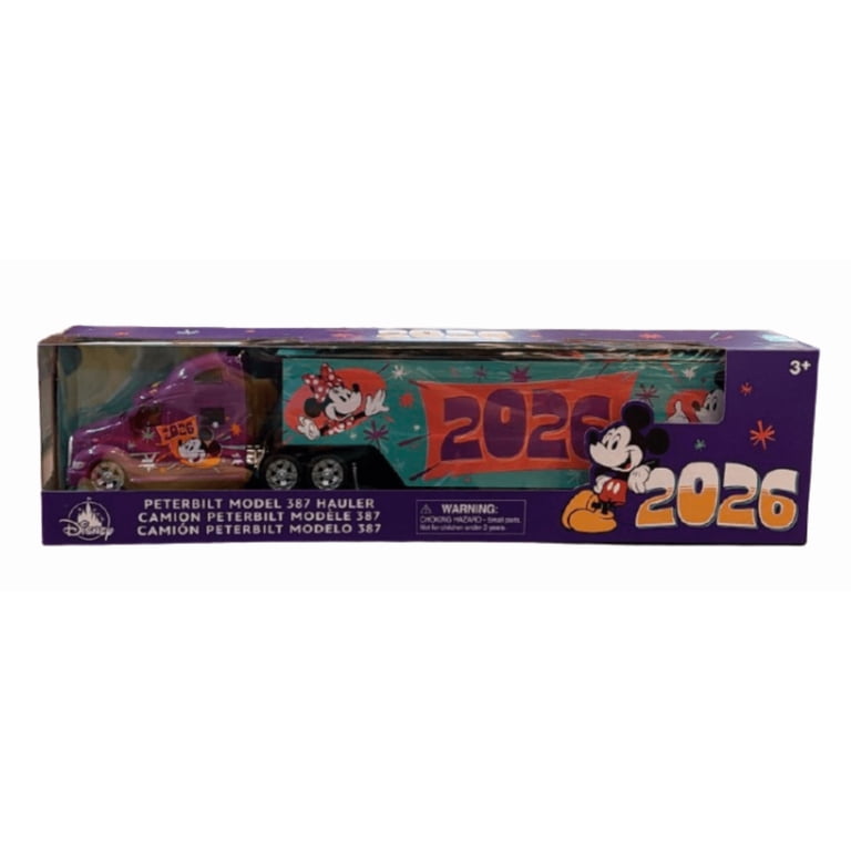Disney Parks WDW 2026 Mickey & Minnie Peterbilt Model 387 Hauler