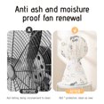 thumbnail image 6 of Fan Guard Net, Washable Finger Safe Mesh Cover, for Home, Bedroom, and Summer Use, FAJHHA | White, 6 of 9