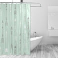 thumbnail image 2 of Coolnut Arrows Light Green Shower Curtain Bathroom Decor Watercolor Shower Curtain Sets Fabric Cloth Bathroom Curtains with Hooks 60x72 Inch, 2 of 6