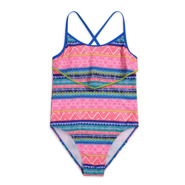 Tommy Bahama Baby Toddler Girl Printed One-Piece Swimsuit - Walmart.com