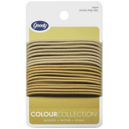 GOODY - Colour Collection Elastics Blonde 2mm - 20 Count
