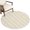 Light Apricot, variant on Round Area Rugs 4Ft, Cream Striped Non-Slip Washable Circle Rugs Carpet, Modern Rustic Minimalist Lines Texture Indoor Outdoor Rug Floor Mats Throw Runner for Bedroom Living Room Bathroom