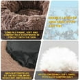 thumbnail image 6 of Dog Bed Calming Dog Beds for Small Medium Large Dogs - Round Donut Washable Dog Bed, Anti-Slip Faux Fur Fluffy Donut Cuddler Anxiety Cat Bed, 6 of 8