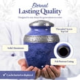 thumbnail image 3 of Urna crematoria GSM Brands para adultos con cenizas humanas, color morado, 3 of 8