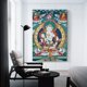 thumbnail image 3 of Póster de pintura Thangka tibetana de Tara Blanca (12), póster de lienzo, arte de pared, impresiones de imágenes, decoración de regalos para el hogar, pósteres de obras de arte de 16 x 24 pulgadas, 3 of 6