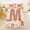 Pink M, variant on Erosebridal Monogrammed L Twin Sheet Sets for Kid, Capybara Lover Bedding, 3pcs