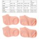thumbnail image 4 of 2 Pairs Feet Care Socks Moisturizing AntiCracking Exfoliating Foot Care Elastic Socks(M(36-38) ), 4 of 5