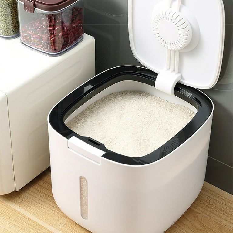 ADVEN Kitchen Rice Storage Box Plastic Sealed Insect-Proof