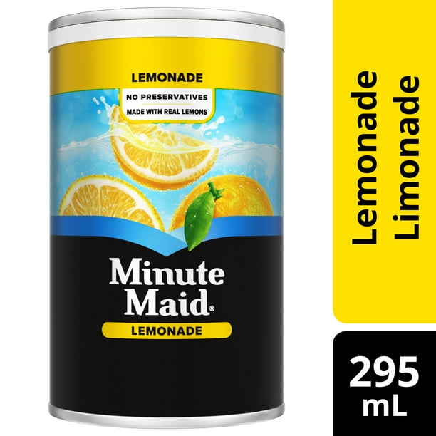 Minute Maid Lemonade 295mL Frozen Can, 295 x mL Walmart.ca