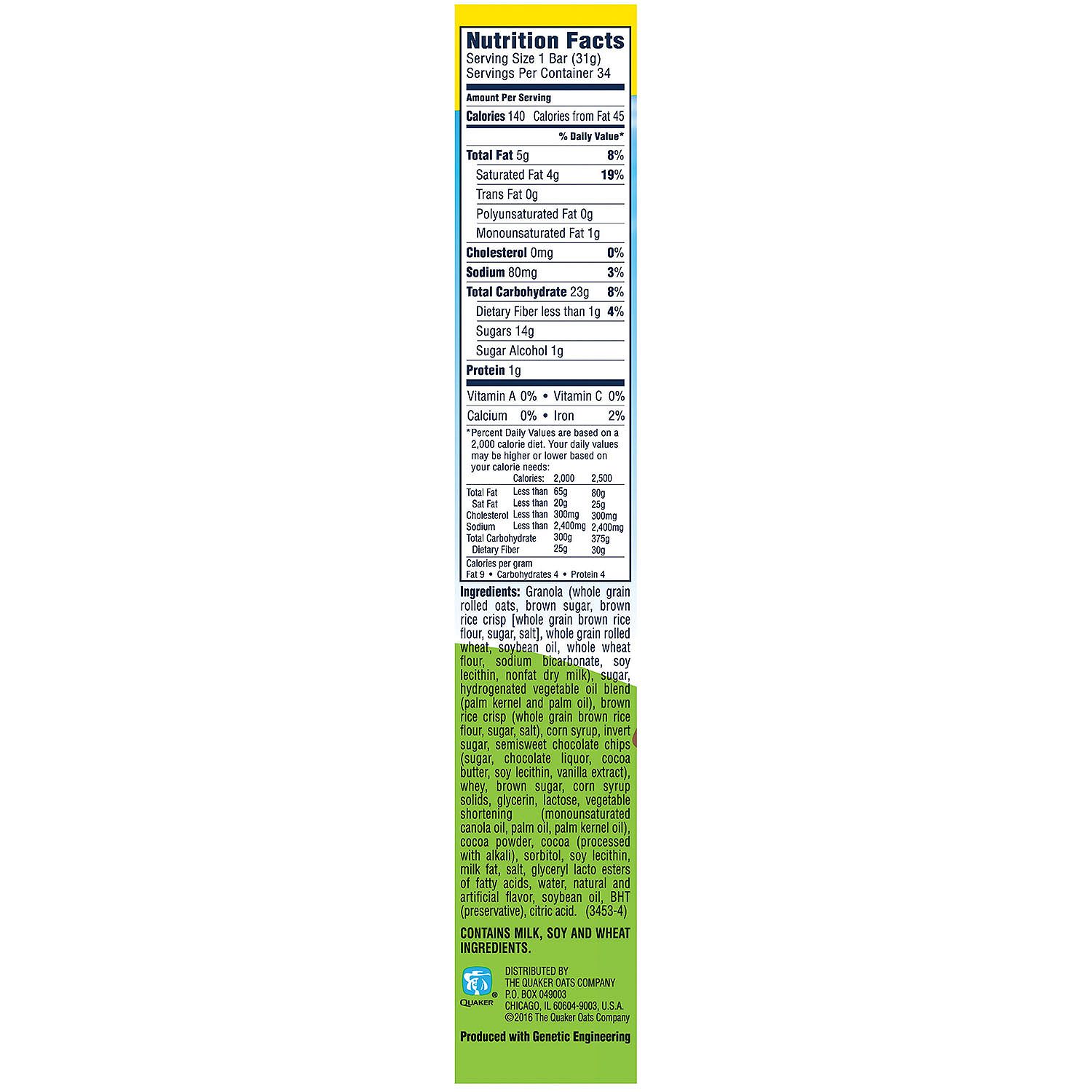 Chewy Dipps Granola Bar Nutrition Facts Besto Blog Chewy Dipps Granola Bar Nutrition Facts Besto Blog