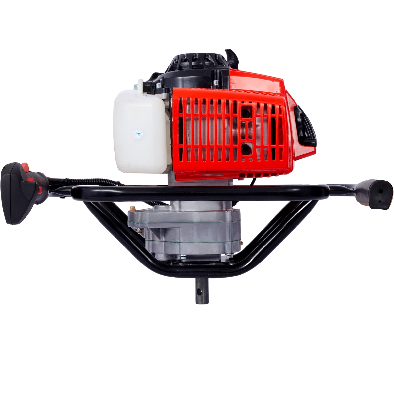 2.7HP Post Hole Digger 63cc Gas-Powered 2-Stroke Auger Digging Drill Shaft Size 3/4" ,EPA certificated with L6"+L10" DRILL BITS,