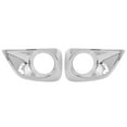 thumbnail image 1 of Fog Lamp Trim, 2pcs Sliver Front Fog Lamp Cover Waterproof Antirust Bright  For Automotive Body Parts, 1 of 8