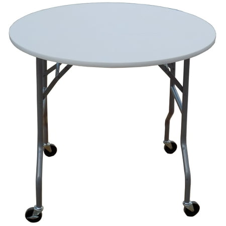 round wheels folding tables table cake inch banquet pro kitchen