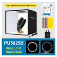 thumbnail image 2 of Lightbox 20cm 25cm 30cm 40cm Light Box Mini Photo Studio Box Photography Light Studio Shooting Tent Box Kit&6 Backdrops ,Photographic Equipment, 2 of 5