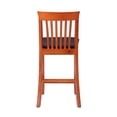 thumbnail image 5 of Riverbay Furniture 25" Wood & Faux Leather Counter Stool in Dark Cherry/Black, 5 of 16