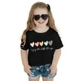 thumbnail image 4 of Girls Shirts Size 8 Girls Cute Graphic Print Round Neck Short Sleeve Tee Summer Casual T Shirt Black, 8-9 Years, 4 of 4