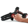 Hyper Tough 20Volt 6inch Mini Chainsaw with Battery and Charger, HT13