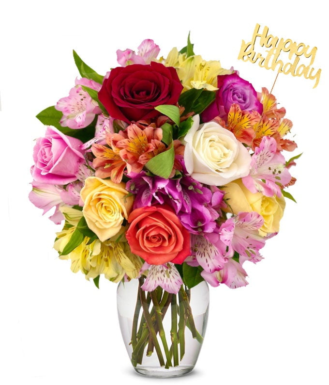 From You Flowers Bright & Sunny Birthday Bouquet (Fresh Flowers