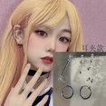 thumbnail image 4 of Pendientes de botón de Anime My Dress Up Darling Kitagawa Marin para mujer y hombre, con clip para la oreja, 4 of 4