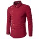 thumbnail image 2 of Camisa de blusa superior de manga larga ajustada informal con personalidad a la moda para hombre Pompotops oipoqjl27333, 2 of 3