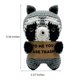 thumbnail image 5 of Regalos del día de San Valentín para la novia Hecho a mano Lindo de ganchillo Terminado Mapache Muñeco de peluche Bolsillo Abrazo Token Bolas antiestrés Bolas para apretar, 5 of 5