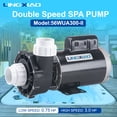thumbnail image 2 of LINGXIAO SPA Pump, 3HP Hot Tub SPA Pump, 2 Speed LX SPA Pump Motor 220V to 240V, 2" Port, 56 Frame (Model: 56WUA300-II), 2 of 6