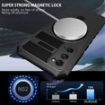 thumbnail image 4 of Design for Samsung Galaxy S20 FE Case  Built in Stand & Ring Holder[Compatible with MagSafe],  Grade Shockproof Protective Phone Case for Samsung S20 FE 4G/5G, Black, 4 of 16