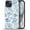 Blue Line Begonia-Glossy, variant on Case for iPhone 11 Case, Hybrid 2-Layer Silicone Protective Matte Case for Girl Women Case for iPhone 11 Underwater Palace Beauty Pattern