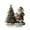 C, variant on PEIBang Christmas Table Decorations,2D Acrylic House Decor with Base Christmas Centerpiece for Winter Holiday Home Party Decor