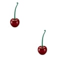 thumbnail image 1 of Wosthever Lovely Wine Red Cherry Shape Plastic Toilet Brush Holder Set Herramientas de limpieza Colores aleatorios uno 2piezas, 1 of 6
