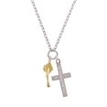 thumbnail image 2 of Delight Jewelry Goldtone Graduation Hat Everlasting Love Engraved Cross Zoey Necklace, 28", 2 of 4