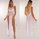 thumbnail image 5 of Lencería sexual multicolor estilo Europa y Estados Unidos Tentación multicolor Encantador sexy Encaje Talla grande Vestido largo Conjunto dividido, 5 of 5