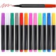 thumbnail image 1 of 12 Color Neon Paint Markers - Erasable Fluorescent Markers for LED Writing Boards, 1 of 4