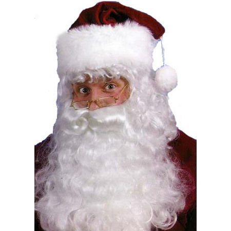 Santa Claus Costume Accessory Set - Beard, Wig & Eyebrows