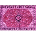 thumbnail image 1 of Ahgly Company Indoor Rectangle Medallion Pink Traditional Area Rugs, 8' x 10', 1 of 4