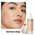 thumbnail image 2 of O.TWO.O Full Coverage Foundation – Oil-Free, Long-Lasting, Waterproof Makeup for Women, 2 of 12