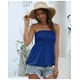 thumbnail image 2 of Mujeres sin mangas tubo superior sin tirantes blusa plisada túnica tanques Tops Sailing  Electrónica, 2 of 6