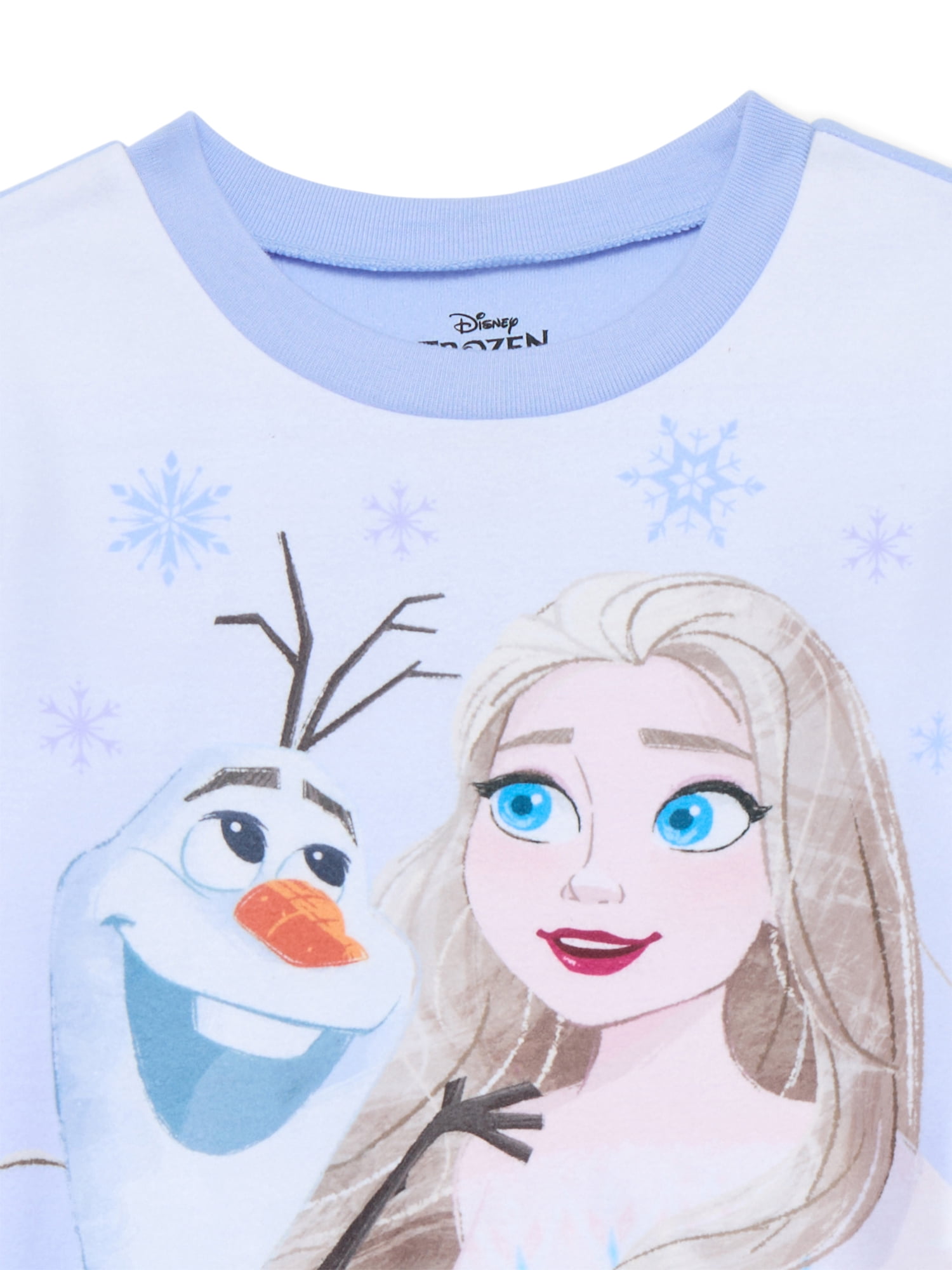 Disney Frozen Toddler Girls Long Sleeve Top and Pants Pajama Set, 2-Piece, Sizes 12M-5T