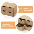 thumbnail image 3 of Shisuyan Paper Organizer Storage Box For Office Desktop Drawer Organizer For Documents Paper Storage Box Storage Box Bin Paper Drawer Desk Drawer Organizer, 3 of 8