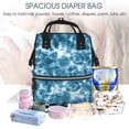 thumbnail image 4 of Defioc Blue Tie Dye for Baby Diaper Bag Backpack - Baby Bag for Boys & Girls - Diaper Backpack - Large Travel Diaper Bags- Baby Registry Search & Shower Gifts, 4 of 5