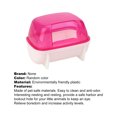 thumbnail image 6 of Visland Pet Hamster Bath House,Chinchilla Bathroom Sauna Toilet Small Animal Transparent Sand Room Rat Hideout Nest Cave Cage Hut, Random Color, 6 of 7