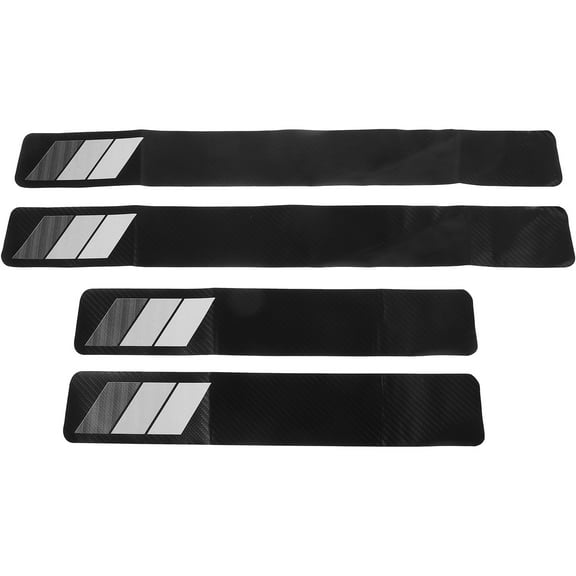 Zehuanyu 4pcs Car Door Sill Protector Automotive Car Door Edge Strips Step Strips Car Accessories