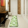 thumbnail image 3 of Dreamtimes St Cute Owls Shamrock Hallway Runner Rug 2'x6' Kitchen Rug with Rubber Backing St Patrick Day Non Slip Entryway Rug Runner Washable Soft Area Rug for Hallway Bedroom Kitchen Decor, 3 of 6