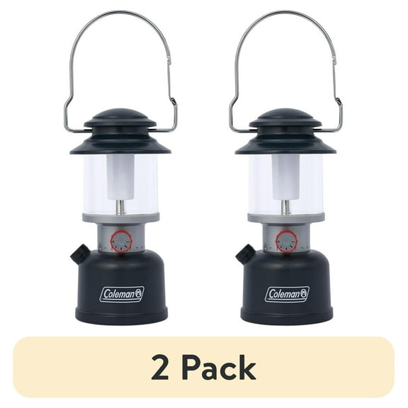 (2 pack) Coleman Classic Recharge LED Lantern - 800 Lumens - Black
