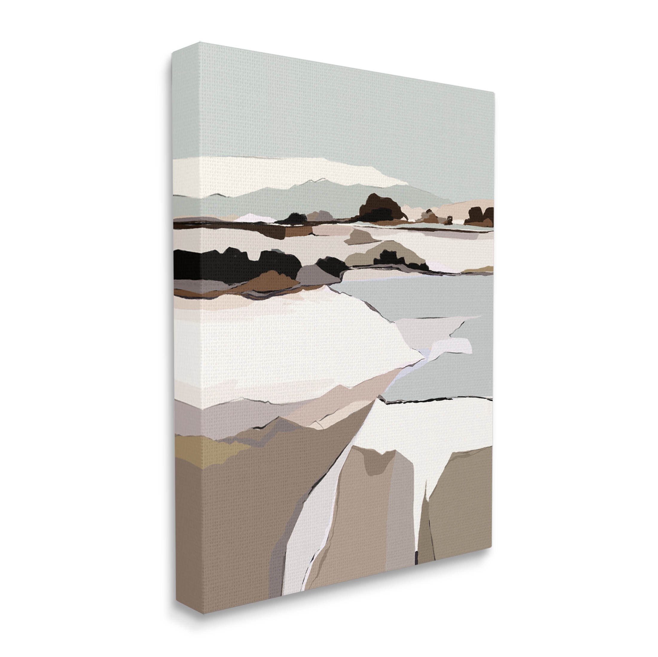 Stupell Industries Lakeside Shore Glattalp Scene Graphic Art Gallery Wrapped Canvas Print Wall Art, Design by Nikita Jariwala